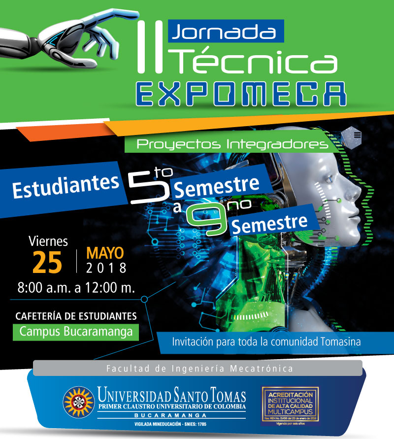 mailing expomeca ingenieria mecatronica santoto bucaramanga